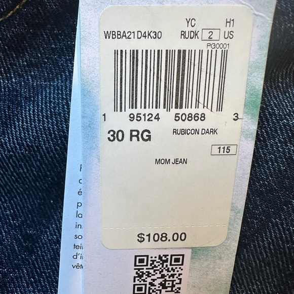 NWT Guess women’s high rise jean denim blue jeans size 30 - Picture 11 of 12